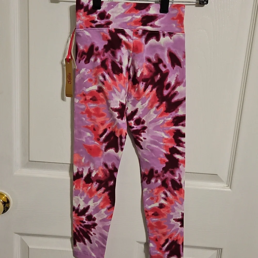 Justice Sz Small NWTs Pink & Purple Leggings